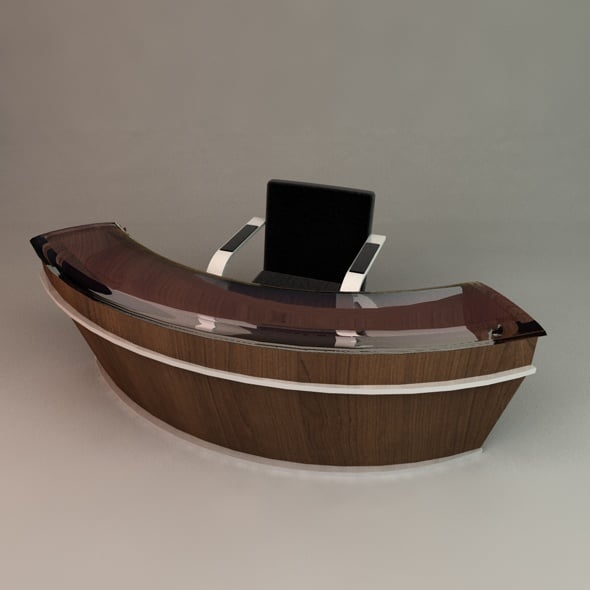 Reception Desk - 3DOcean Item for Sale