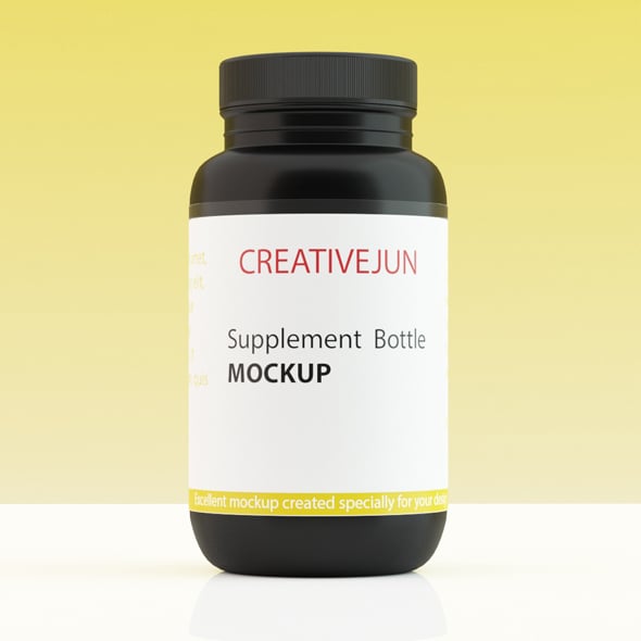 Supplement Bottle - 3DOcean Item for Sale