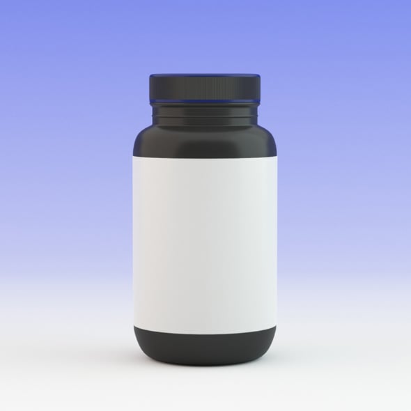 Supplement Bottle - 3DOcean Item for Sale