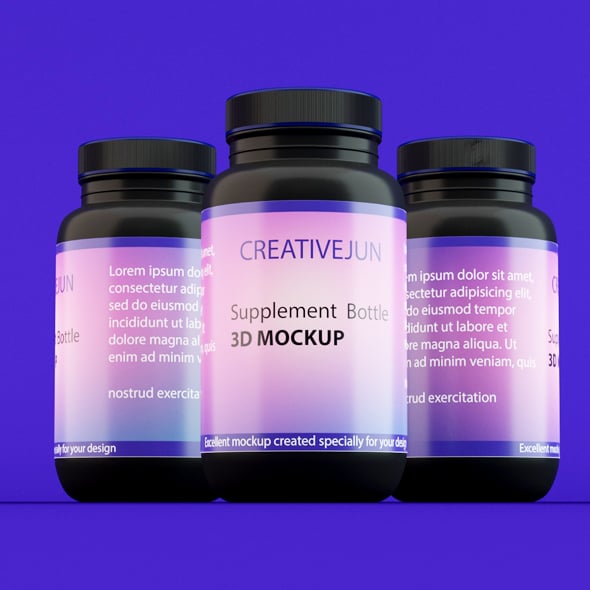 Supplement Bottle 4 - 3DOcean Item for Sale