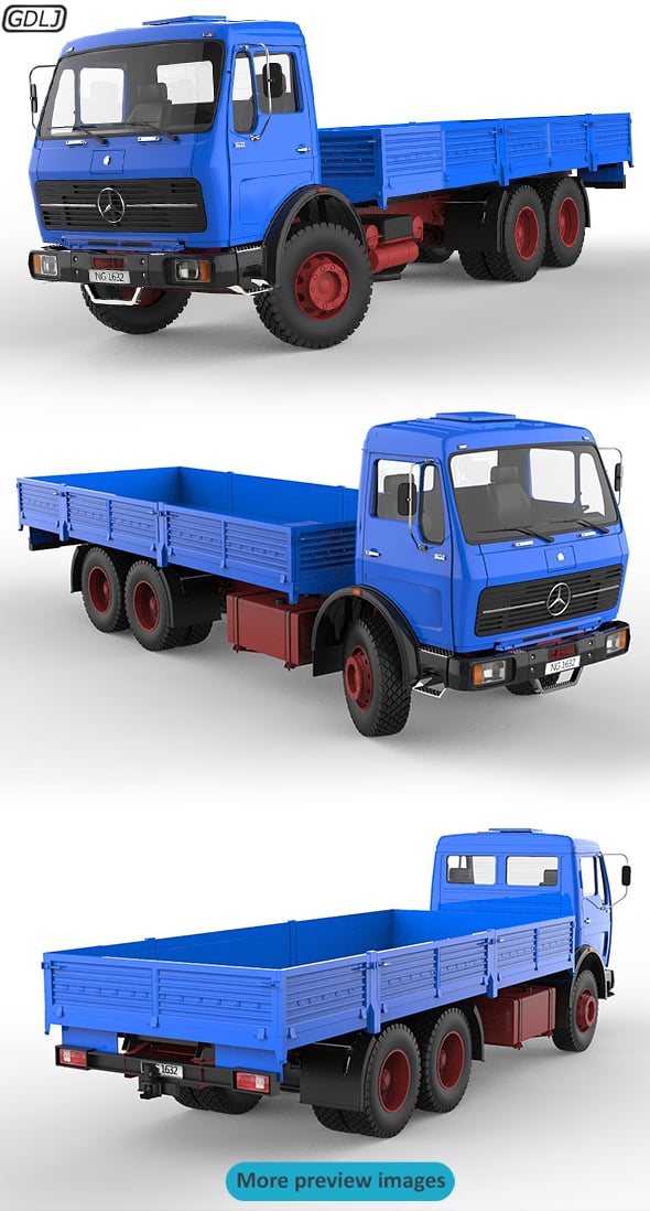 Mercedes Benz NG 1632 - 3DOcean Item for Sale