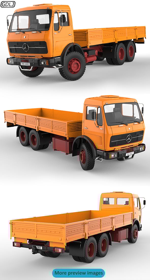Mercedes Benz NG 1632 - 3DOcean Item for Sale