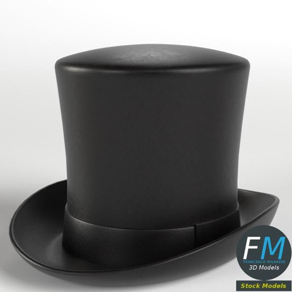 Top hat - 3DOcean Item for Sale