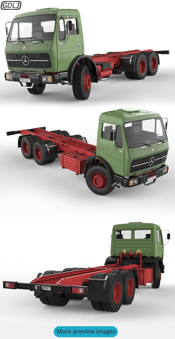 Mercedes Benz NG 1632 - 3DOcean Item for Sale