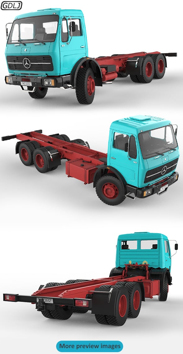 Mercedes Benz NG 1632 - 3DOcean Item for Sale