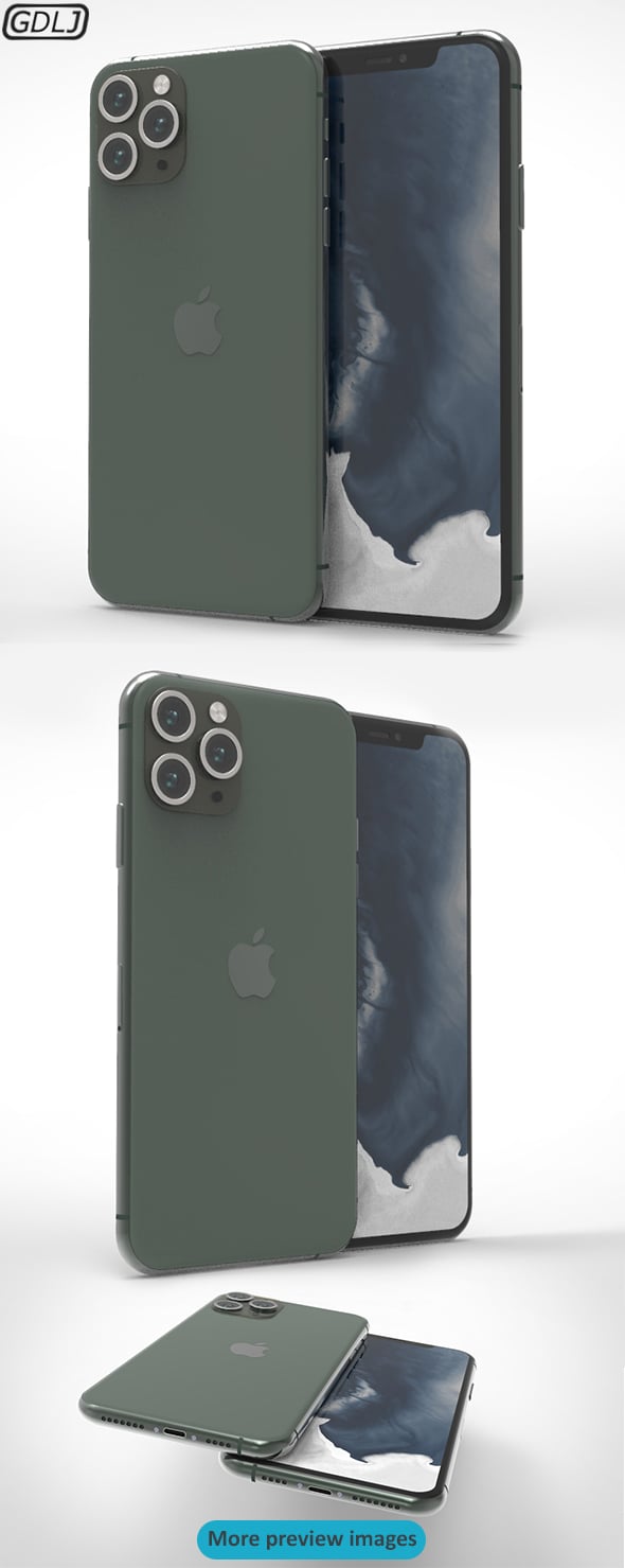 Apple iPhone 11 Pro Max 3D - 3DOcean Item for Sale