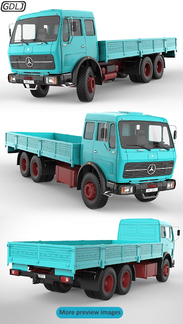 Mercedes Benz NG 1632 - 3DOcean Item for Sale