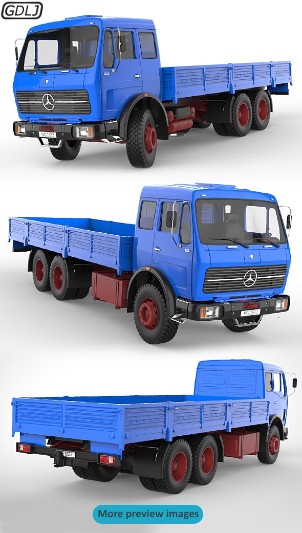 Mercedes Benz NG 1632 - 3DOcean Item for Sale