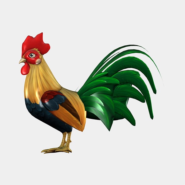 Rooster - 3DOcean Item for Sale