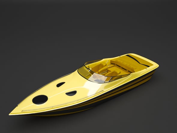 speed boat - 3DOcean Item for Sale