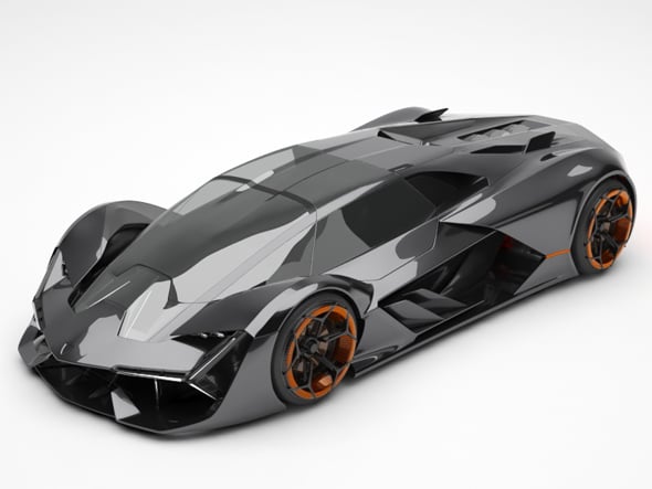 Lamborghini Terzo Millennio - 3DOcean Item for Sale