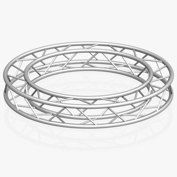 Circle Square Truss - Full diameter 200cm - 3DOcean Item for Sale