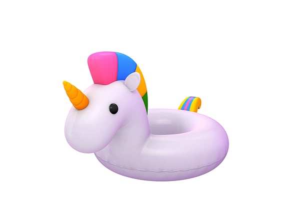 Swimming Ring Unicorn - 3DOcean Item for Sale