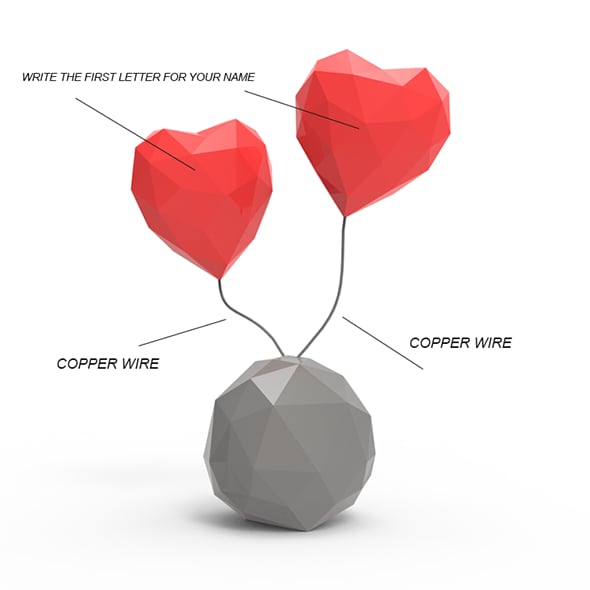 LOVE HEART - 3DOcean Item for Sale