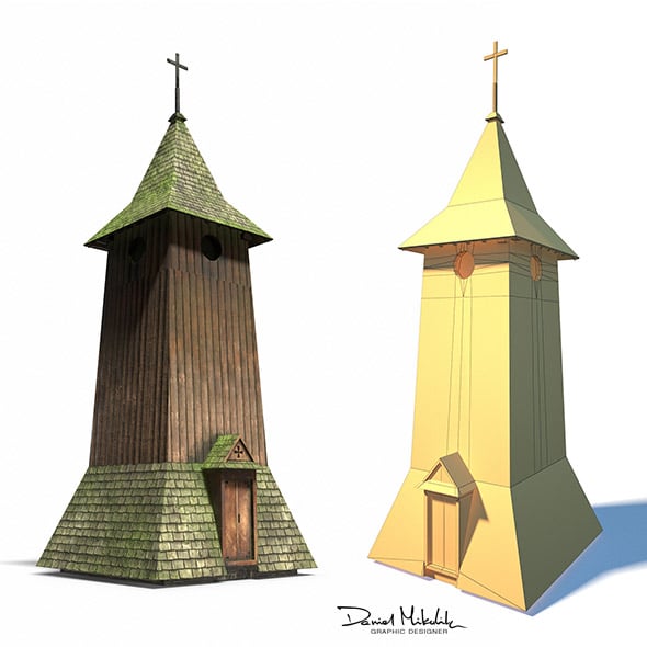 Belfry -Slav Architecture - 3DOcean Item for Sale