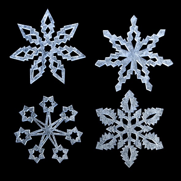Snowflakes - 3DOcean Item for Sale