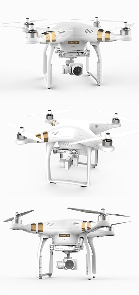 DJI Phantom 4 - 3DOcean Item for Sale