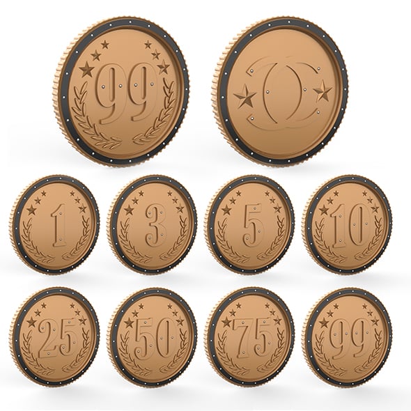 Coins - 3DOcean Item for Sale