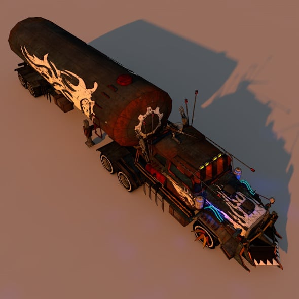 Battle Truck 1 - 3DOcean Item for Sale
