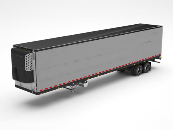 Truck container - 3DOcean Item for Sale