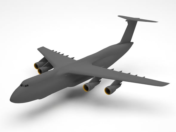 Military plane - 3DOcean Item for Sale