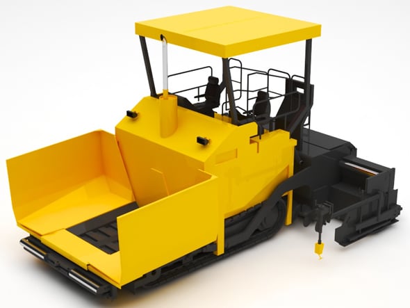 Road paver - 3DOcean Item for Sale