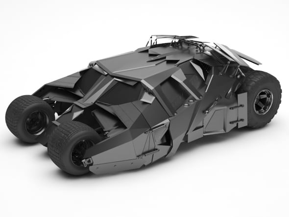 Bat mobile - 3DOcean Item for Sale