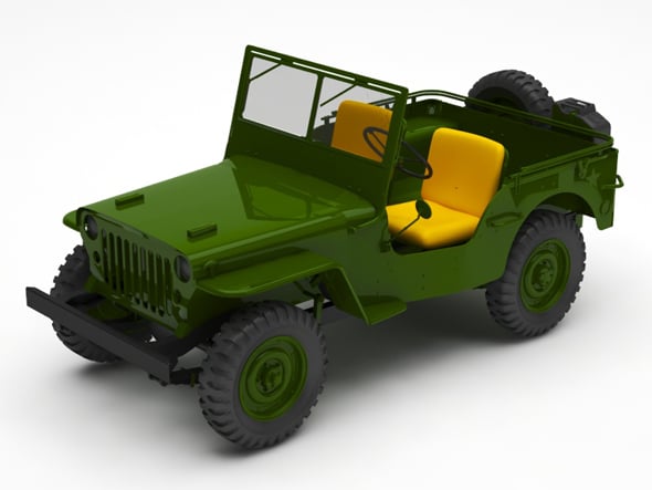 jeep - 3DOcean Item for Sale