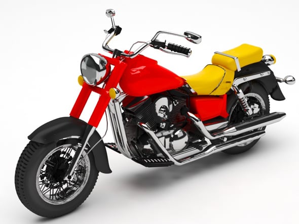 Motorcycle - 3DOcean Item for Sale