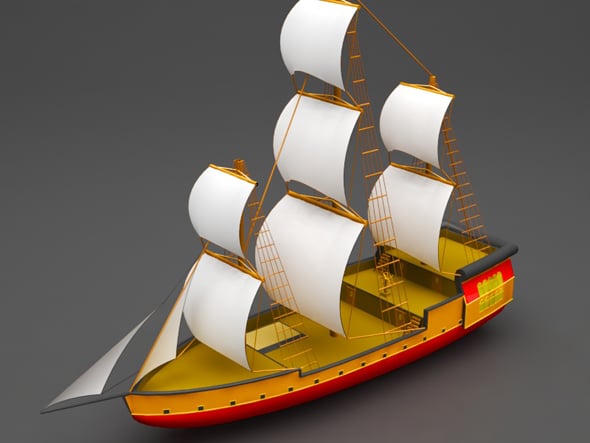 ship - 3DOcean Item for Sale