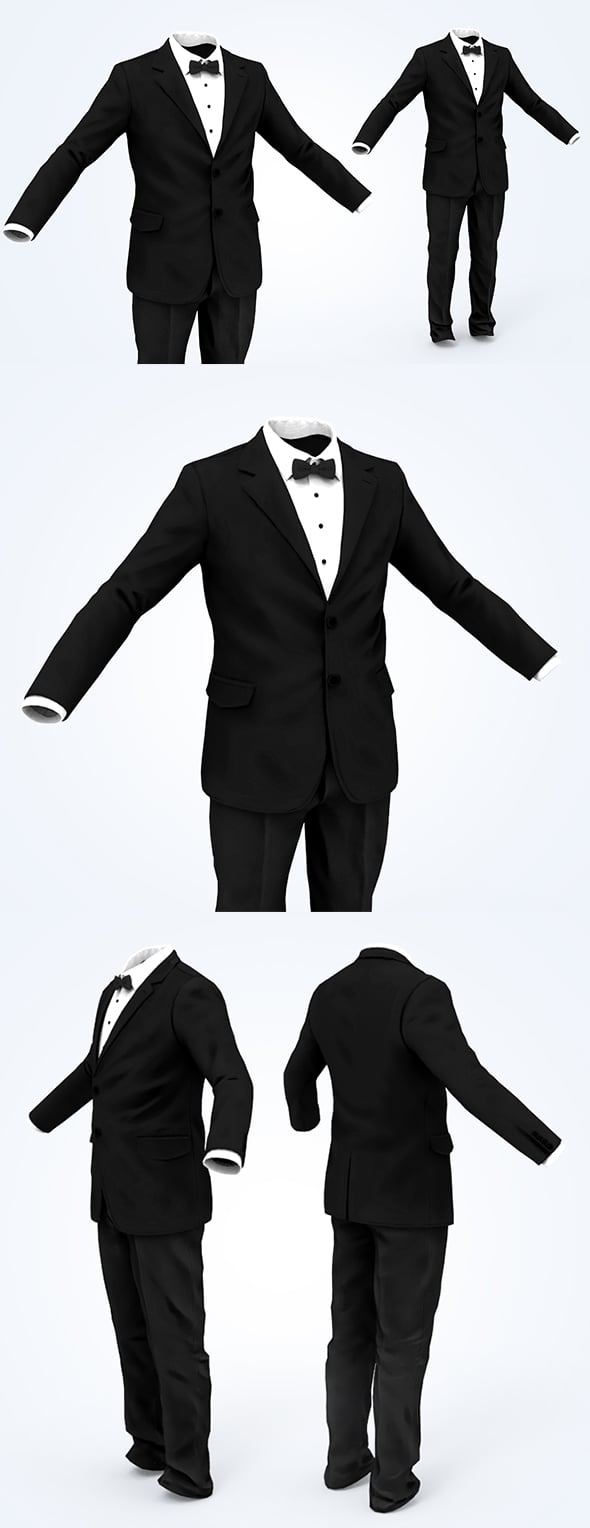 Business Suit Man - 3DOcean Item for Sale