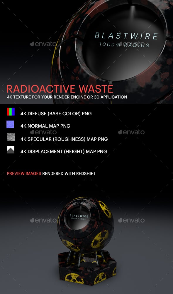 Radioactive Waste - 3DOcean Item for Sale