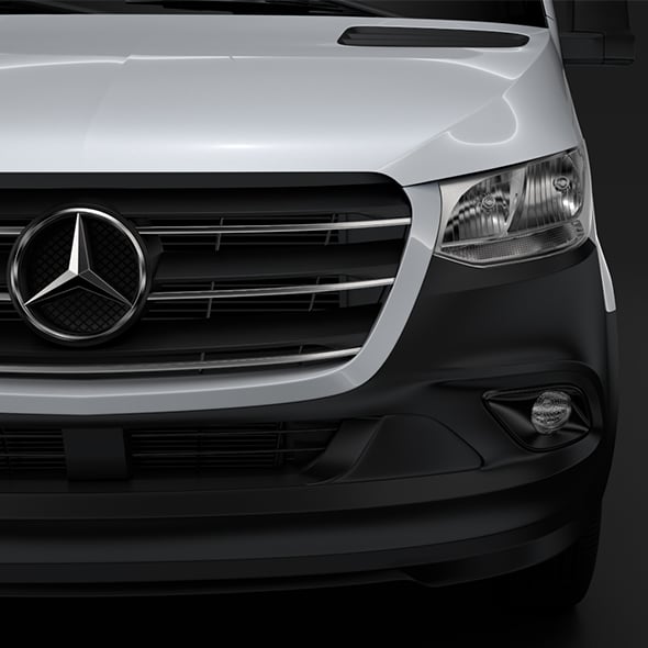 Mercedes Benz Sprinter Panel Van L2H1 RWD 2019 - 3DOcean Item for Sale