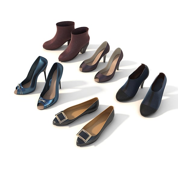 Women Shoes 2 - 3DOcean Item for Sale