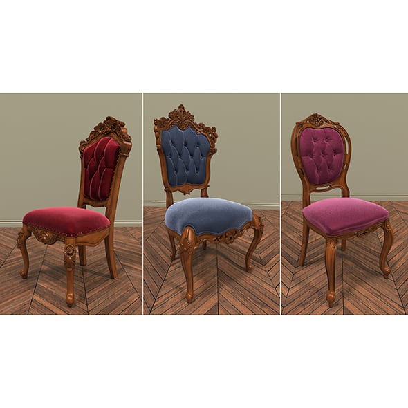 Classic Chair 3 - 3DOcean Item for Sale
