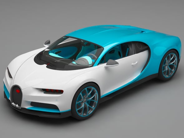 Bugatti chiron - 3DOcean Item for Sale