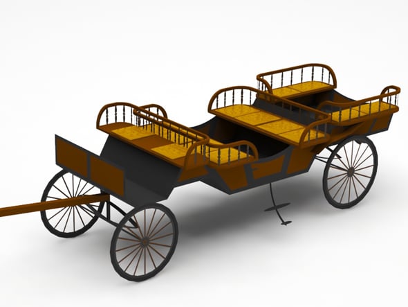 Carriage - 3DOcean Item for Sale