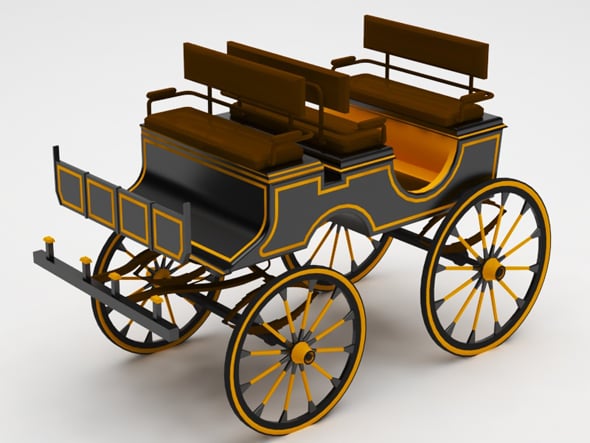 cart classic - 3DOcean Item for Sale