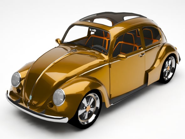 vw sedan bettle - 3DOcean Item for Sale