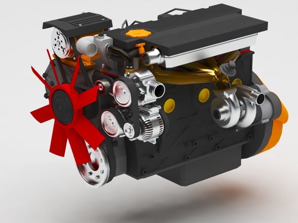 Engine - 3DOcean Item for Sale