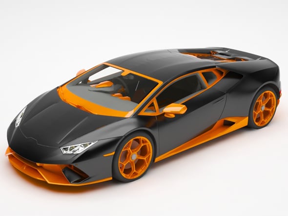 Lamborghini huracan - 3DOcean Item for Sale