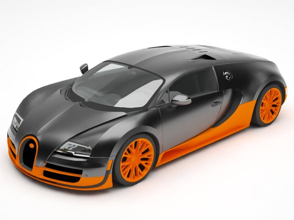 Bugatti veyron - 3DOcean Item for Sale
