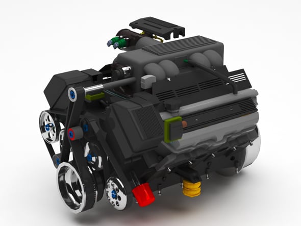 Engine - 3DOcean Item for Sale