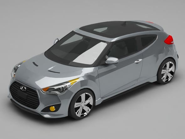 Hyundai Veloster - 3DOcean Item for Sale