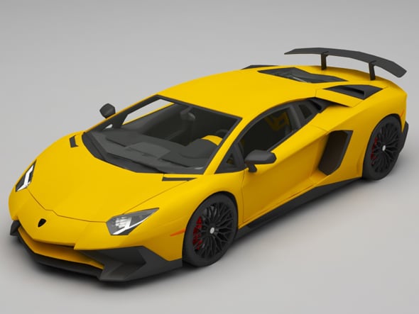 Lamborghini Aventador - 3DOcean Item for Sale