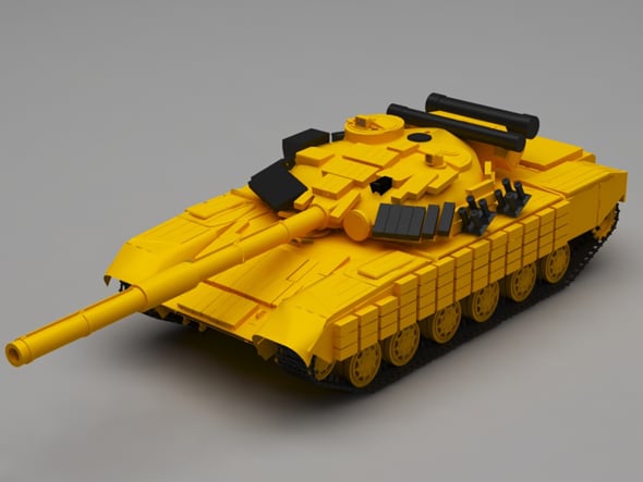Tank T-64Bv - 3DOcean Item for Sale