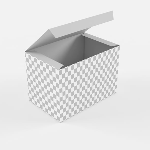 33_Low Poly Product box - 3DOcean Item for Sale
