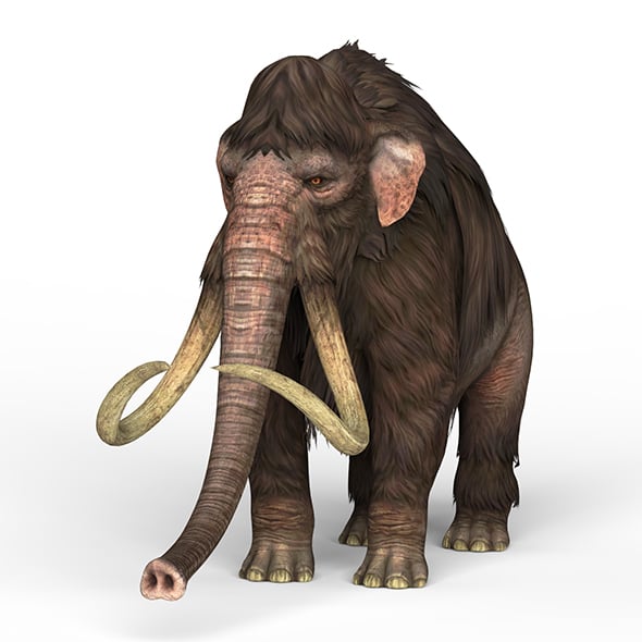 Mammoth Elephant - 3DOcean Item for Sale