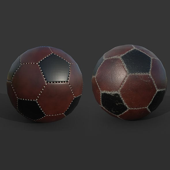 Soccer Ball PBR low poly - 3DOcean Item for Sale