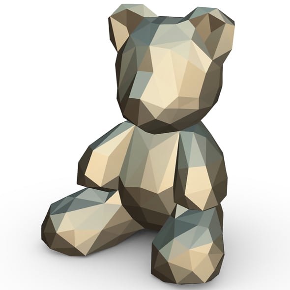 Bear figure - 3DOcean Item for Sale